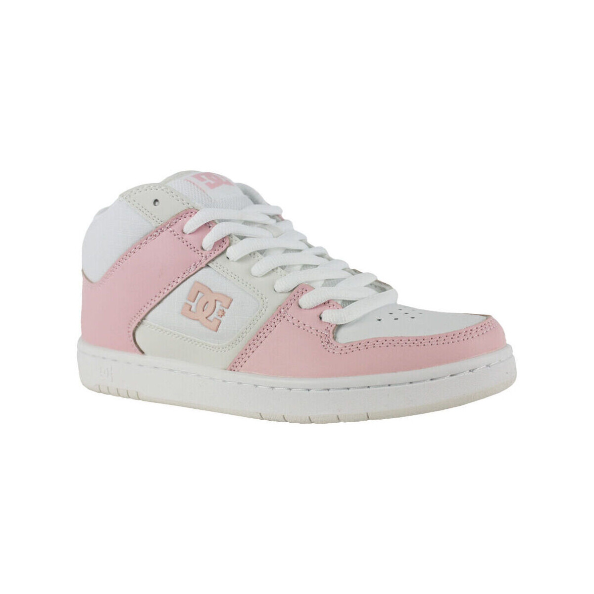 Cipők Női Divat edzőcipők DC Shoes Manteca 4 mid ADJS100147 WHITE/PINK (WPN) Fehér