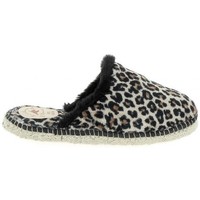 Cipők Női Mamuszok La Maison De L'espadrille Mule Feutre Leopard Sokszínű