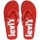 Cipők Női Lábujjközös papucsok Levi's AFFICHE DIXON Piros