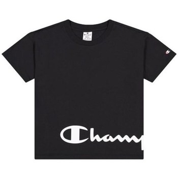 Ruhák Női Rövid ujjú pólók Champion Crewneck Tshirt Fekete 