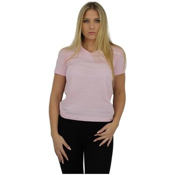 Ruhák Női Rövid ujjú pólók Champion Vneck Tshirt Rózsaszín