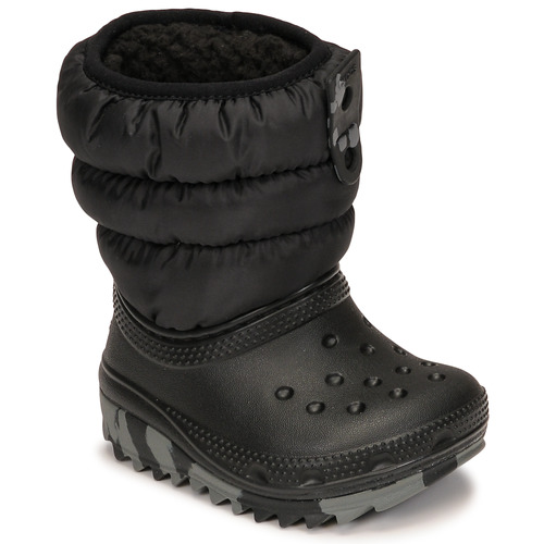 Cipők Fiú Hótaposók Crocs Classic Neo Puff Boot T Fekete 