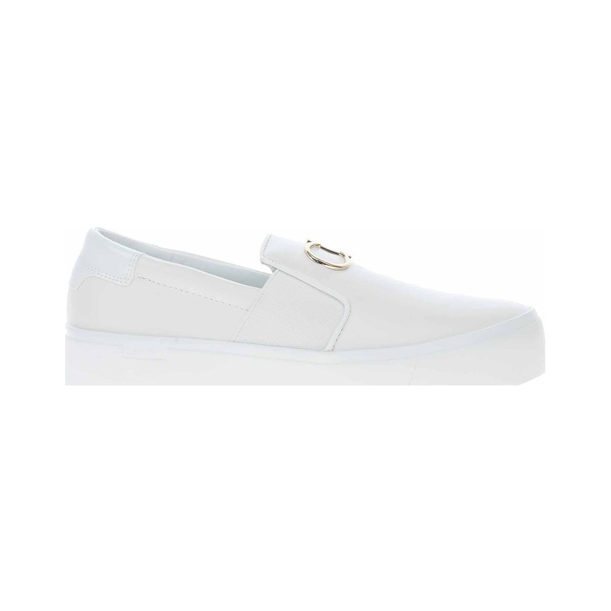 Cipők Női Rövid szárú edzőcipők Calvin Klein Jeans HW0HW006520K4 Fehér