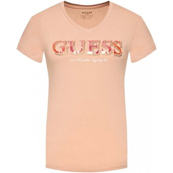 Ruhák Női Pólók / Galléros Pólók Guess W2GI05 J1300 Rózsaszín
