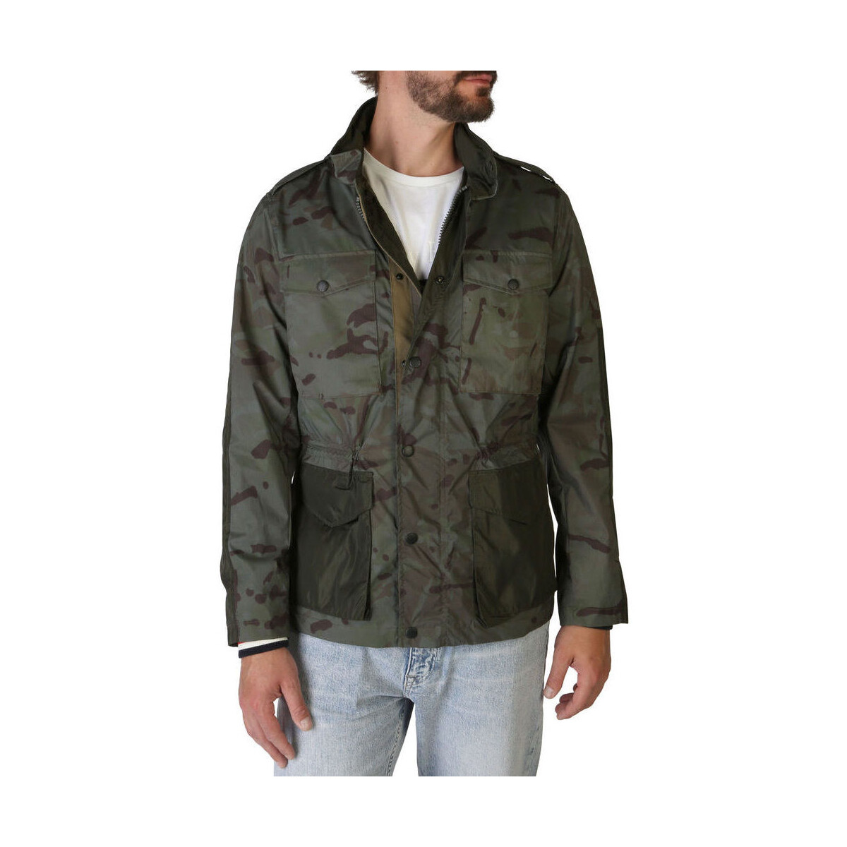 Ruhák Férfi Melegítő kabátok Tommy Hilfiger - mw0mw04680 Zöld