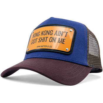 Textil kiegészítők Férfi Baseball sapkák John Hatter & Co King Kong Ain't Got Shit On Me Kék
