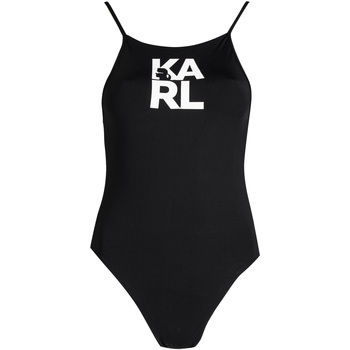 Ruhák Női Fürdőruhák Karl Lagerfeld KL22WOP01 | Printed Logo Fekete 