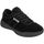 Cipők Férfi Divat edzőcipők Kawasaki Leap Suede Shoe K204414 1001S Black Solid Fekete 