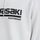 Ruhák Férfi Pulóverek Kawasaki Killa Unisex Hooded Sweatshirt K202153 1002 White Fehér