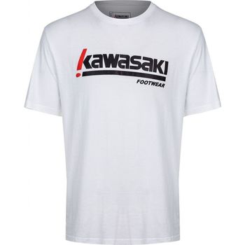 Ruhák Férfi Rövid ujjú pólók Kawasaki Kabunga Unisex S-S Tee K202152 1001 Black Fehér
