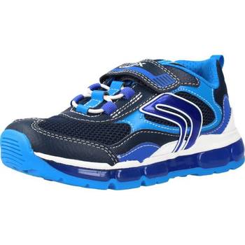 Cipők Fiú Rövid szárú edzőcipők Geox J ANDROID BOY Kék