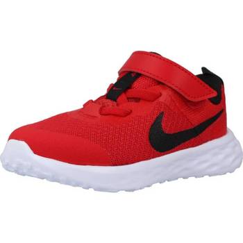 Cipők Fiú Rövid szárú edzőcipők Nike REVOLUTION 6 BABY/TODDL Piros