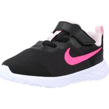 Cipők Lány Rövid szárú edzőcipők Nike REVOLUTION 6 BABY/TODDL Fekete 