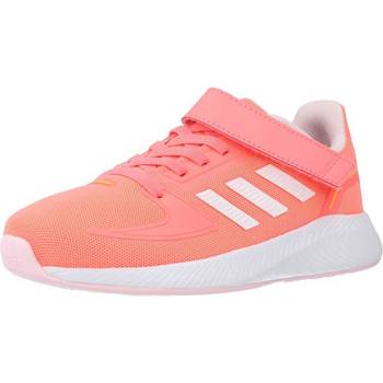Cipők Lány Rövid szárú edzőcipők adidas Originals RUNFALCON 2.0 EL K Rózsaszín