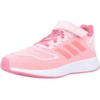 Cipők Lány Rövid szárú edzőcipők adidas Originals DURAM0 10 EL K Rózsaszín
