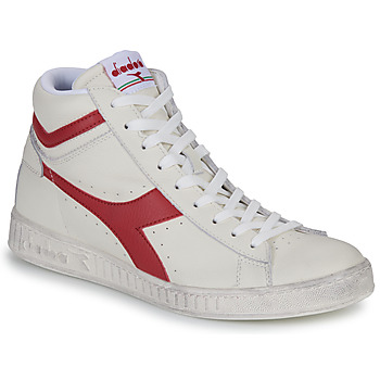 Cipők Magas szárú edzőcipők Diadora GAME L HIGH WAXED Fehér / Piros