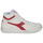 Cipők Női Magas szárú edzőcipők Diadora GAME L HIGH WAXED Fehér / Piros