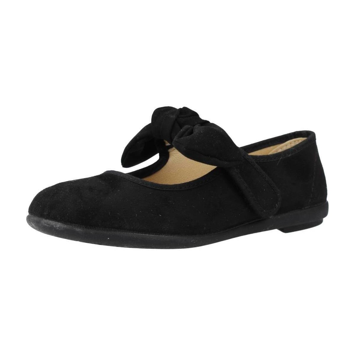 Cipők Lány Oxford cipők & Bokacipők Vulladi PARISINA LAZO Fekete 