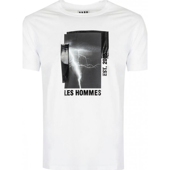 Ruhák Férfi Rövid ujjú pólók Les Hommes  Fehér