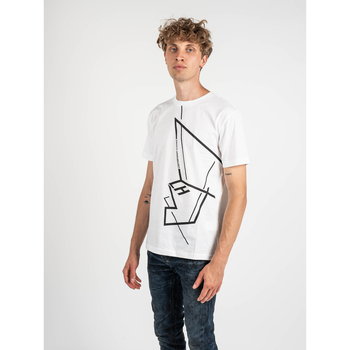Les Hommes LKT219-700P | Round Neck T-Shirt Fehér