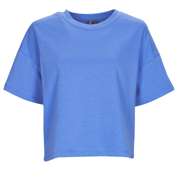 Ruhák Női Rövid ujjú pólók Pieces PCCHILLI SUMMER 2/4 LOOSE SWEAT Kék