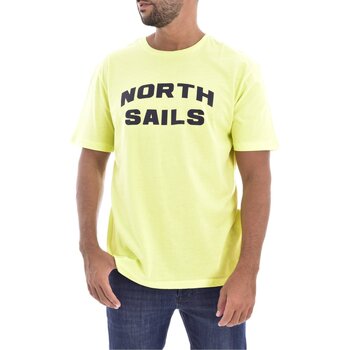 Ruhák Férfi Rövid ujjú pólók North Sails 2418 Citromsárga