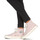 Cipők Női Magas szárú edzőcipők Victoria TRIBU BRILLO BANDANA LON Rózsaszín / Fehér