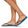 Cipők Női Lábujjközös papucsok Havaianas SLIM SQUARE MAGIC SEQUIN Tengerész