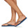 Cipők Női Lábujjközös papucsok Havaianas SLIM SQUARE GLITTER Tengerész