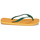 Cipők Lábujjközös papucsok Havaianas BRASIL LOGO Citromsárga / Zöld
