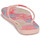 Cipők Női Lábujjközös papucsok Havaianas SLIM FLORAL Rózsaszín