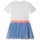 Ruhák Lány Rövid ruhák Billieblush U12800-10P Fehér / Kék