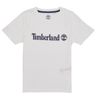 Ruhák Fiú Rövid ujjú pólók Timberland T25T77 Fehér