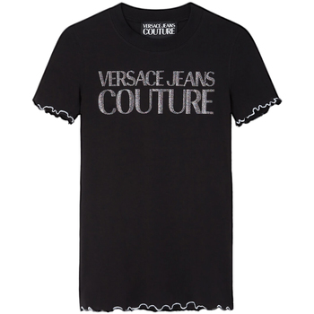 Ruhák Női Pólók / Galléros Pólók Versace  Fekete 