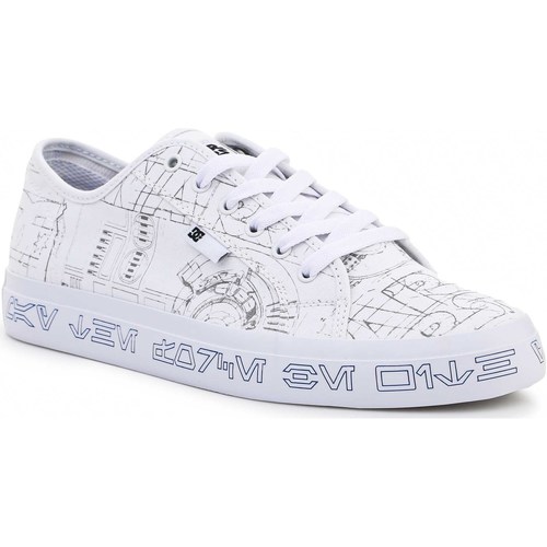 Cipők Férfi Deszkás cipők DC Shoes Sw Manual White/Blue ADYS300718-WBL Fehér