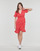 Ruhák Női Rövid ruhák Only ONLOLIVIA S/S WRAP DRESS Piros