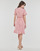 Ruhák Női Rövid ruhák Only ONLOLIVIA S/S WRAP DRESS Rózsaszín