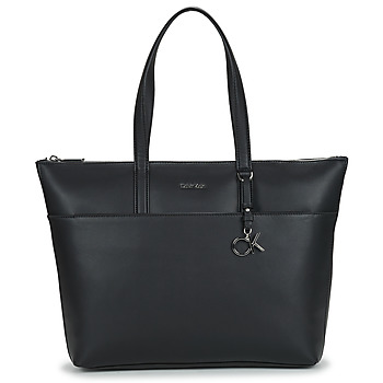Táskák Női Bevásárló szatyrok / Bevásárló táskák Calvin Klein Jeans CK MUST SHOPPER LG W/SLIP PKT Fekete 