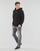 Ruhák Férfi Pulóverek Calvin Klein Jeans STACKED LOGO HOODIE Fekete 