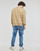 Ruhák Férfi Pulóverek Calvin Klein Jeans SHRUNKEN BADGE CREW NECK Bézs
