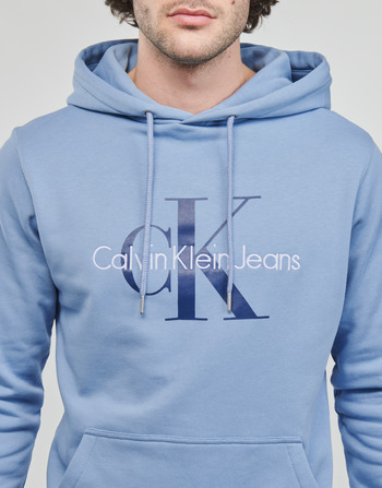 Calvin Klein Jeans MONOLOGO REGULAR HOODIE Kék