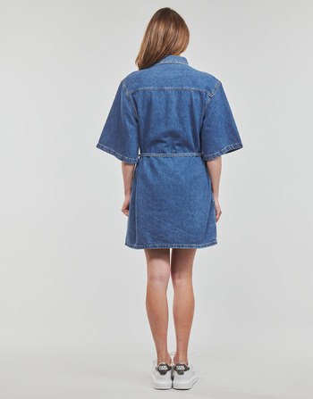 Calvin Klein Jeans UTILITY BELTED SHIRT DRESS Farmer