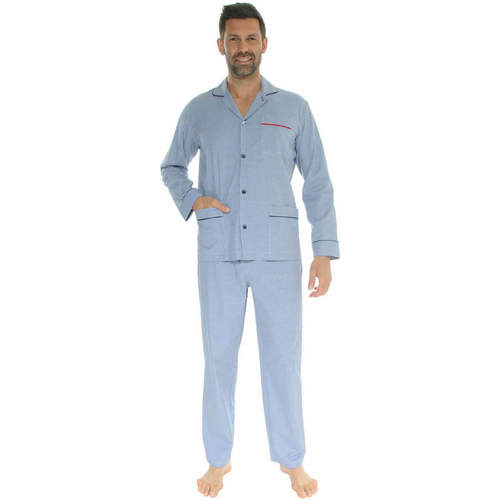Ruhák Férfi Pizsamák / Hálóingek Le Pyjama Français PRECIEUX Kék