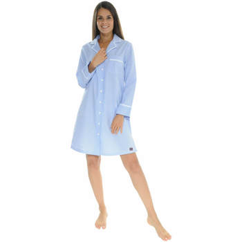 Ruhák Női Pizsamák / Hálóingek Le Pyjama Français STEPHANOISE Kék