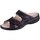 Cipők Női Lábujjközös papucsok Finn Comfort Melrose Fekete 