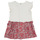 Ruhák Lány Rövid ruhák Ikks XW30070 Fehér / Rózsaszín