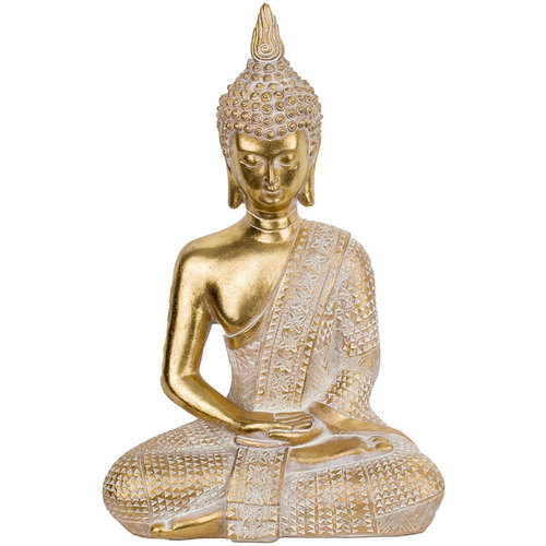 Otthon Szobrok / figurák Signes Grimalt Buddha Figura Meditáló Arany