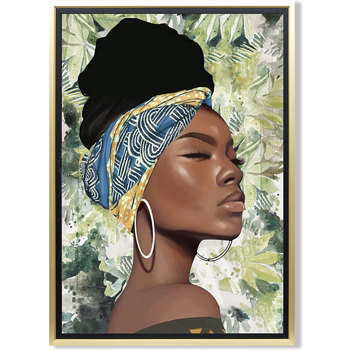 Otthon Képek / vásznak Signes Grimalt Afrikai Nő Doboz Zöld