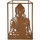 Otthon Gyertyatartók Signes Grimalt Buddha Porta Üveggel Barna
