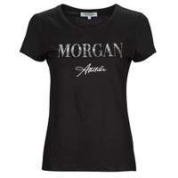 Ruhák Női Rövid ujjú pólók Morgan DATTI Fekete 